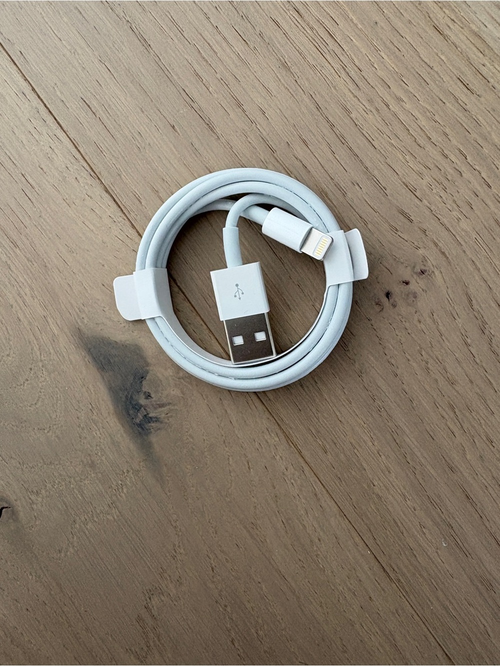 Apple Lightning to USB Cable - White short original Apple cable